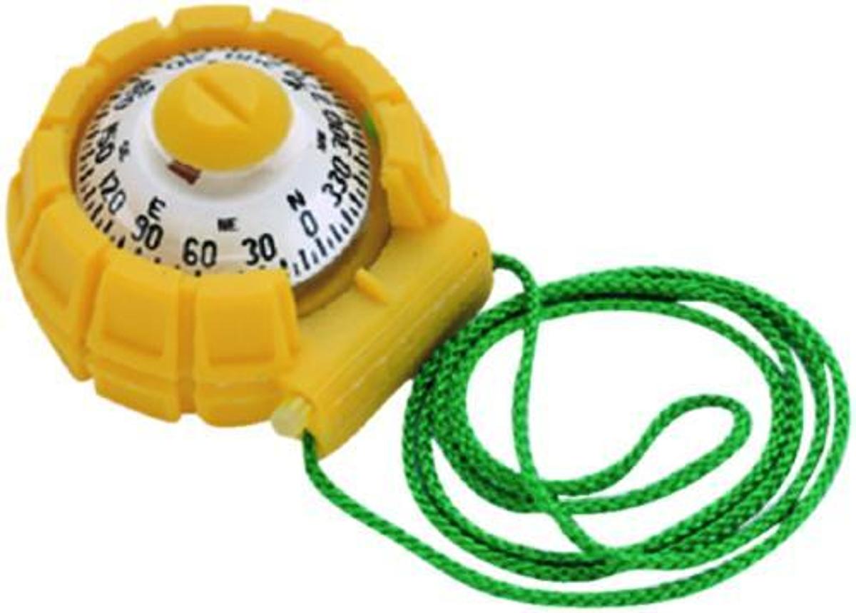 Sportabout Marine Hand Bearing Compass - 1 3/8in. x 2 9/16in. - Yellow