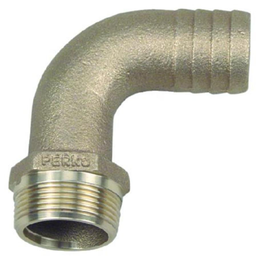 90 Deg. Pipe-to-Hose Adapter - 1in. NPT - 1in. Hose