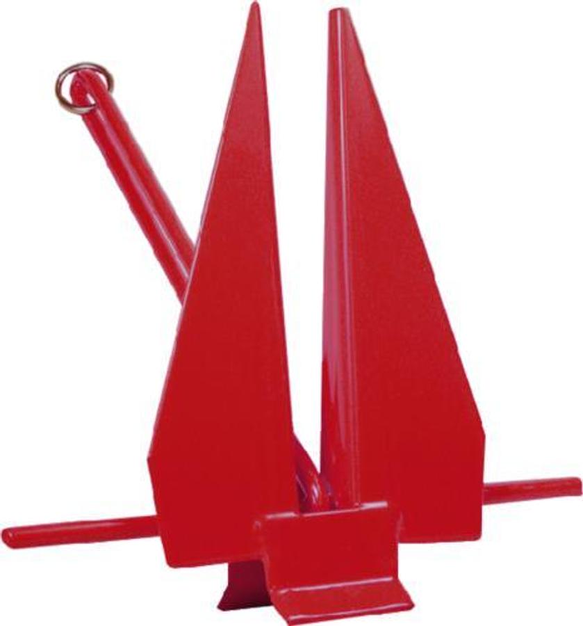 Fluke-Type 8lb. Slip Ring Anchor - Red