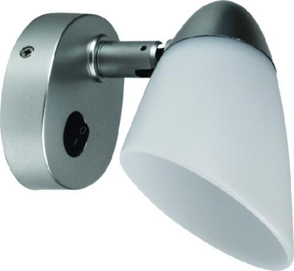 LED Cabin/Reading Light - Silver Finish