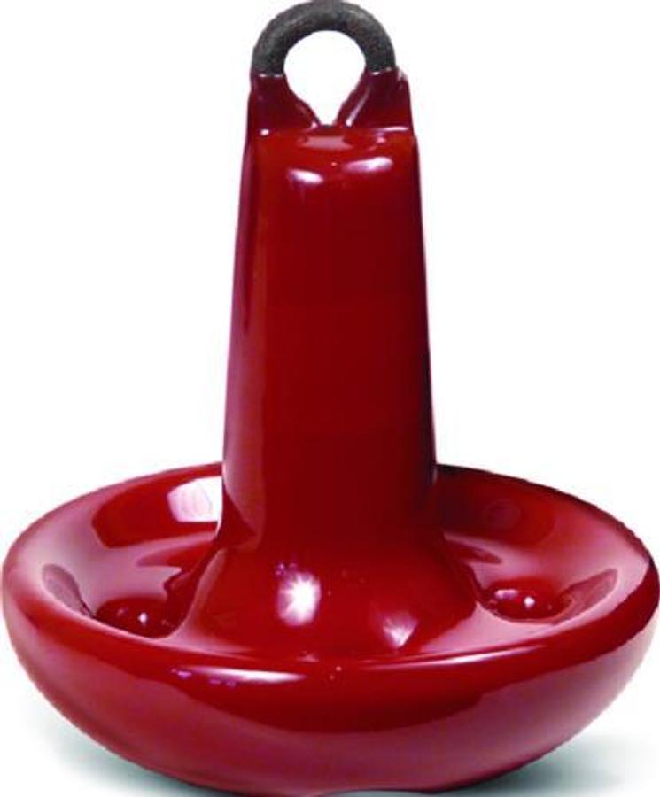 10lb. Cast Iron Mushroom Anchor - Red