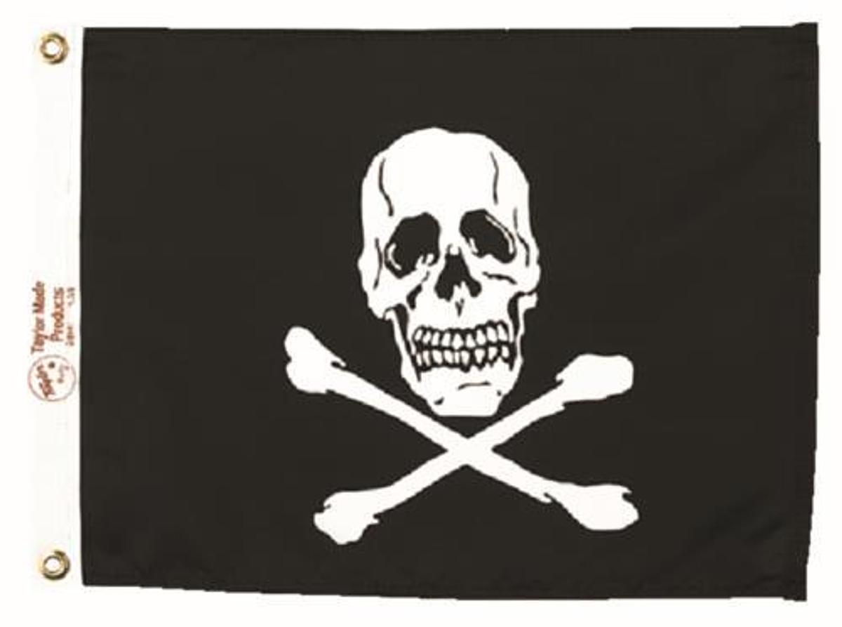 Novelty Design Flag - 12in. x 18in. - Jolly Roger