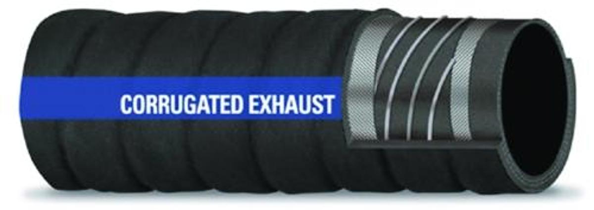 Double Wire Corrugated Exhaust Hose - 252 Series - 1-1/2in. x 12-1/2ft.