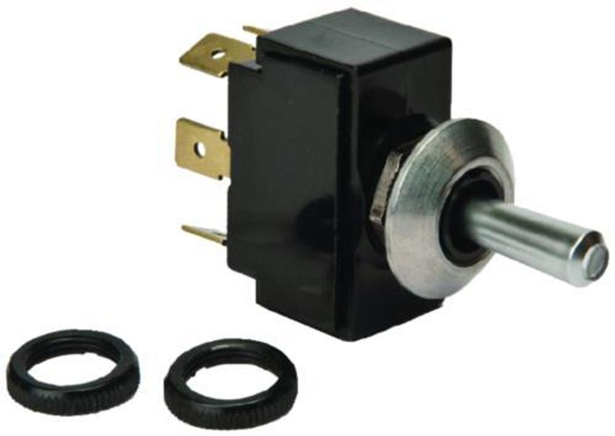 SPDT Illuminated (On)/Off/(On) Toggle Switch w/ Light