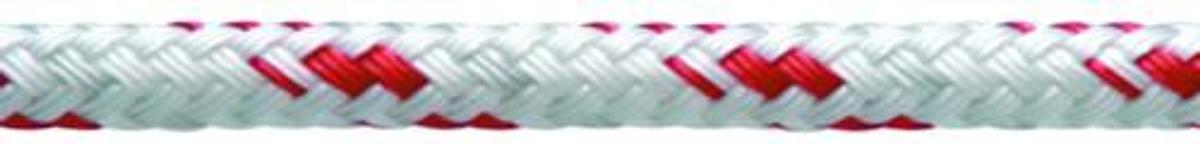 Sta-Set Polyester Double Braid Line - 1/4in. x 600ft. - White with Red Fleck