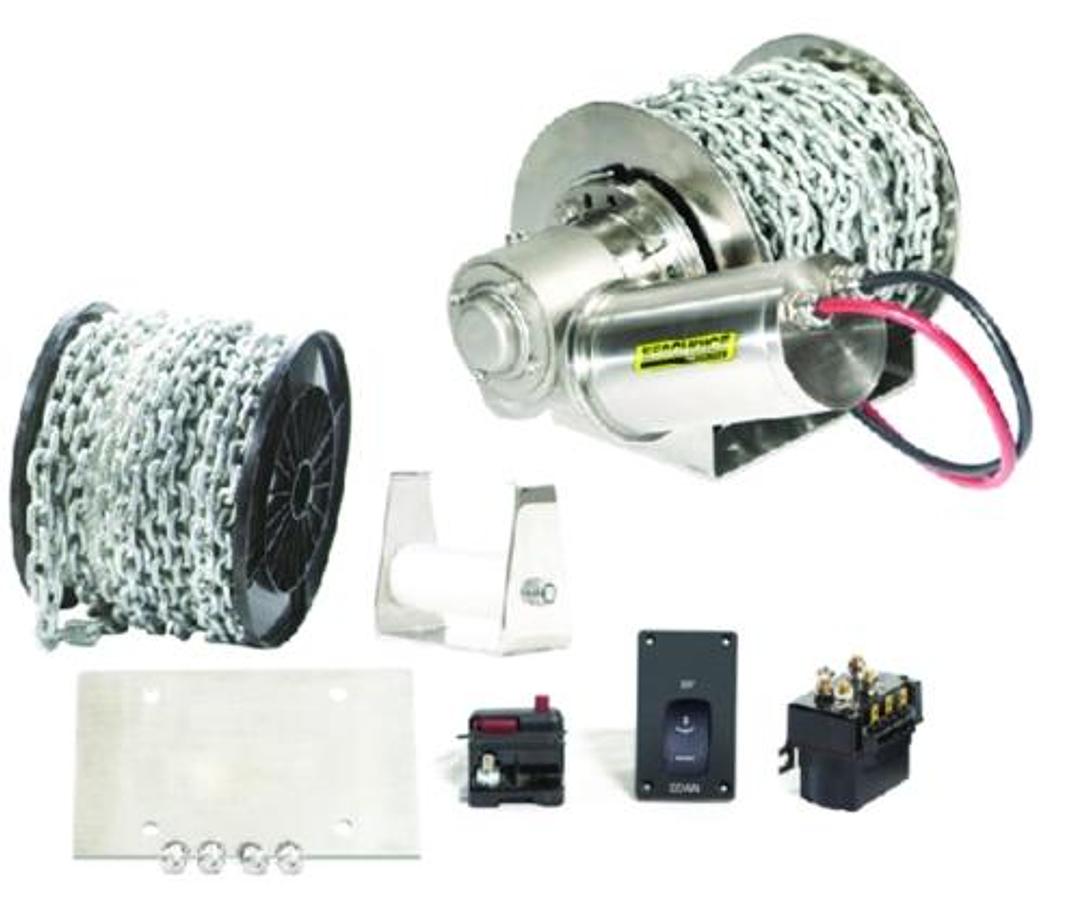 Deluxe Series 2000 Stainless Steel Drum Winch Kit