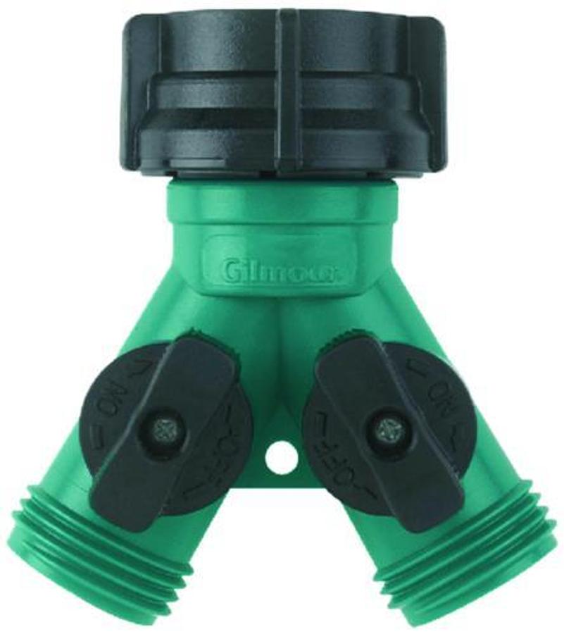 Double Hose Shut-Off Y Connector