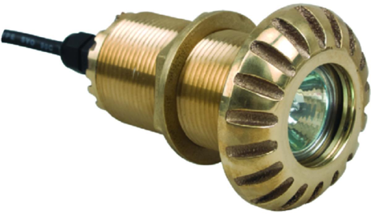 Space Saver Underwater Light - Polished Brass Finish - 30deg. Beam - 5 1/4in. L x 2 7/8in. Dia.