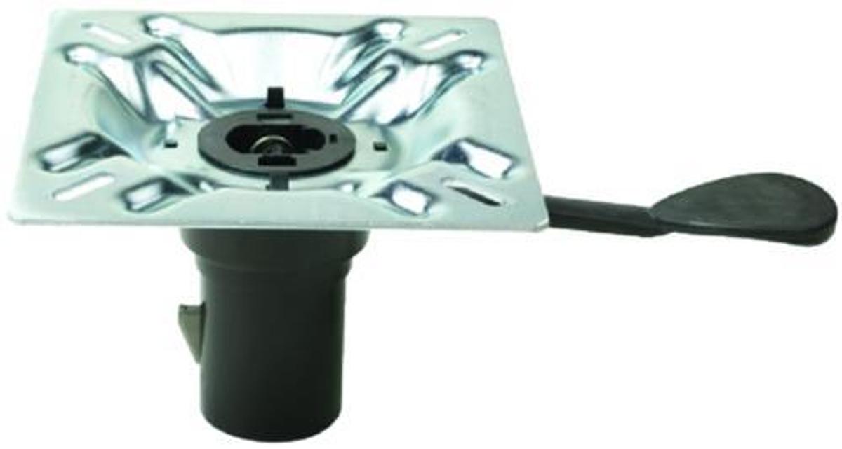 238 Series 2 3/8in. Seat Mount - 3 Degree Angle - Forward Handle - Plated Steel