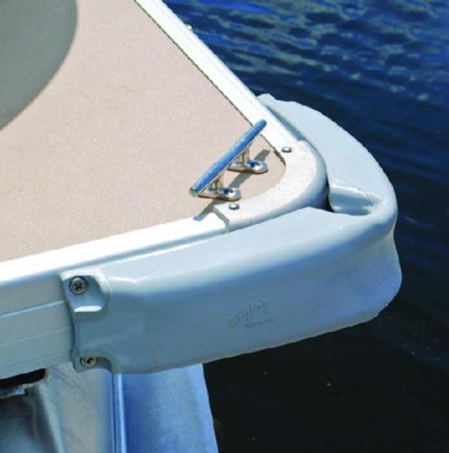 Pontoon Corner Bumper - 3in. x 12in. - Silver