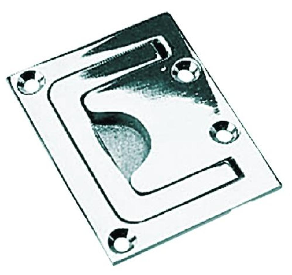 Hatch Handle - Chrome/Brass - 2-15/16in. x 2-3/16in.