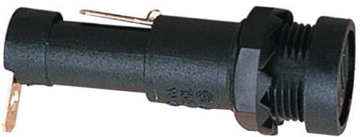 Round Fuse Holder w/ Spade Terminal - 15 Amps