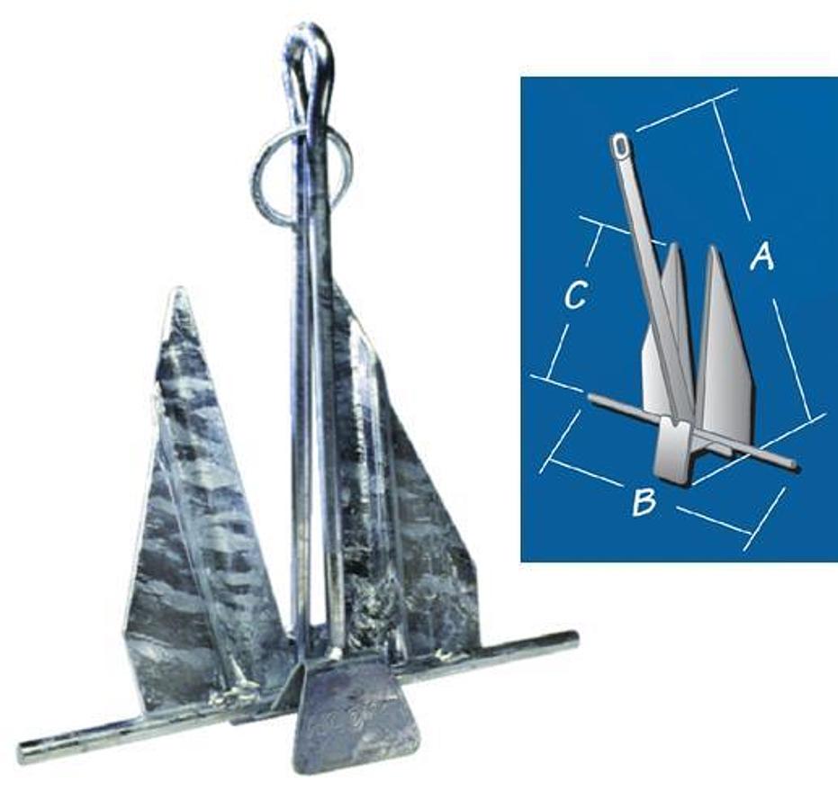 Quick-Set Hooker Anchor - 10QH - 5lbs.