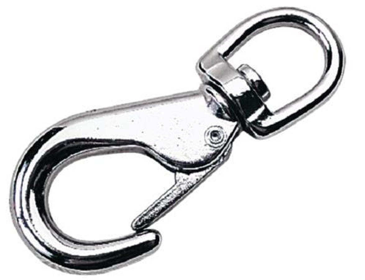 Swivel Eye Boat Snap - 3 1/4in. - Chrome Plated Zinc