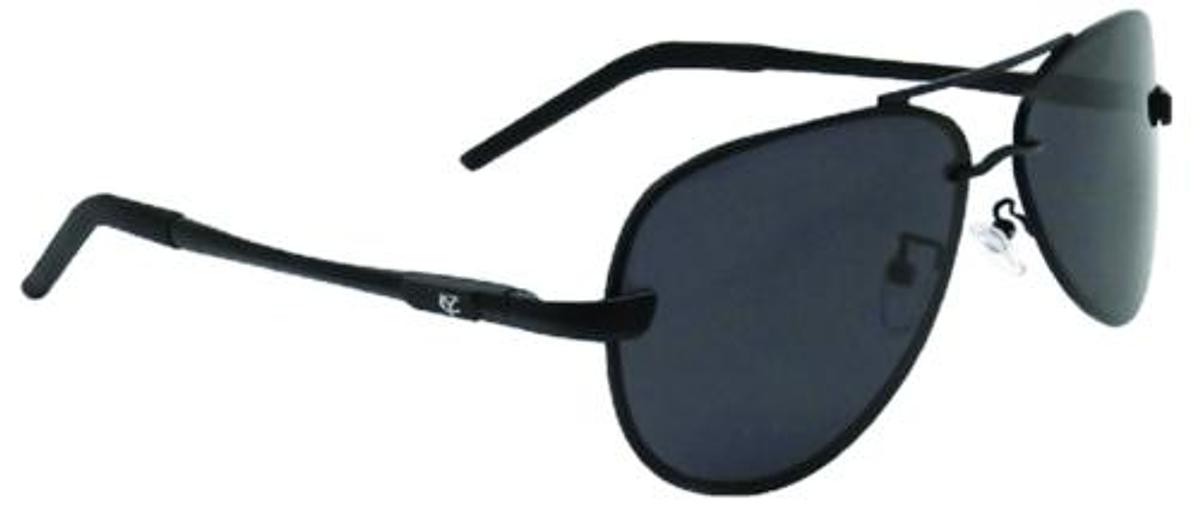 Cayuga Polarized Sunglasses - Matte Black / Black Lens