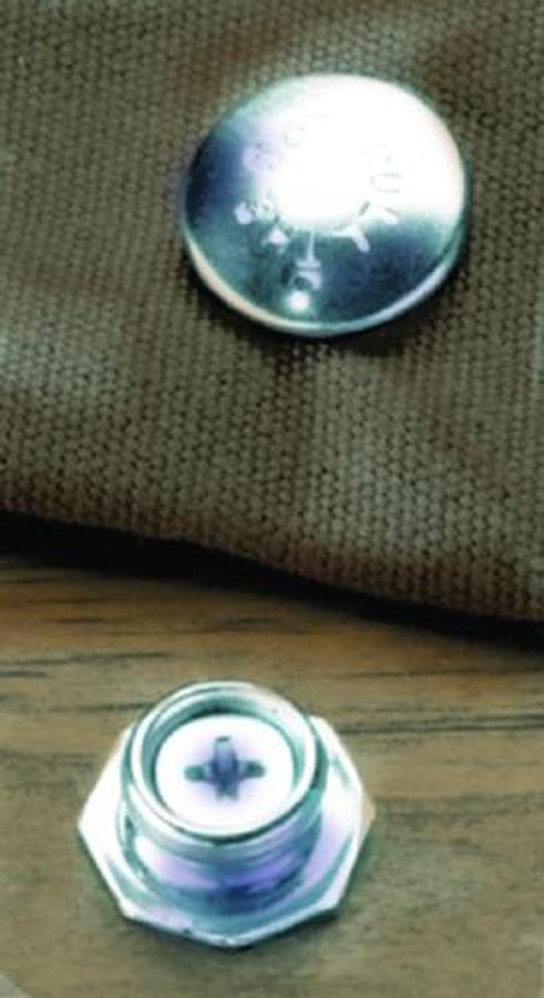 One-Way Cover Snaps - Male for Cloth