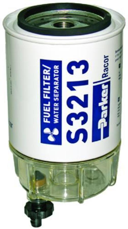 Gas Mercury Outboard Filter w/ Clear Bowl - 60 GPH