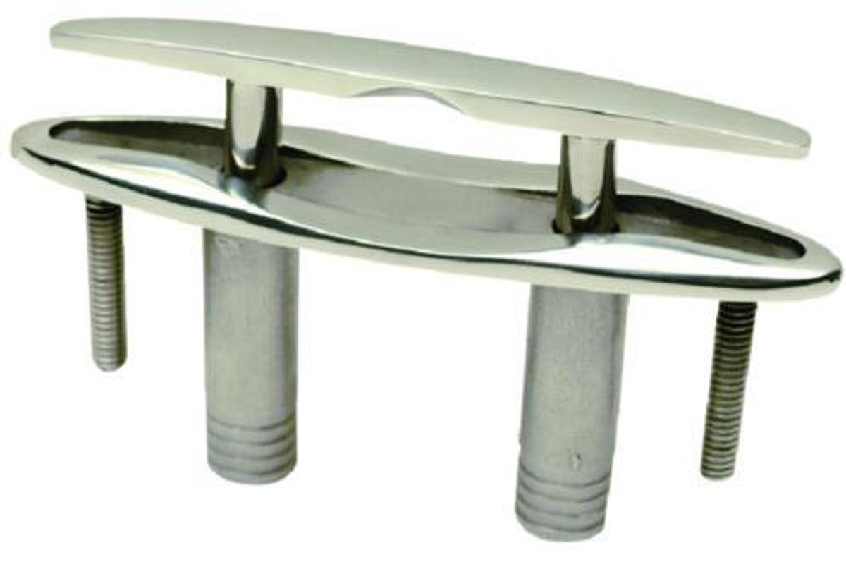 Pull-Up Cleat with Studs - 6in. - 3/8in.-16 Thread Stud