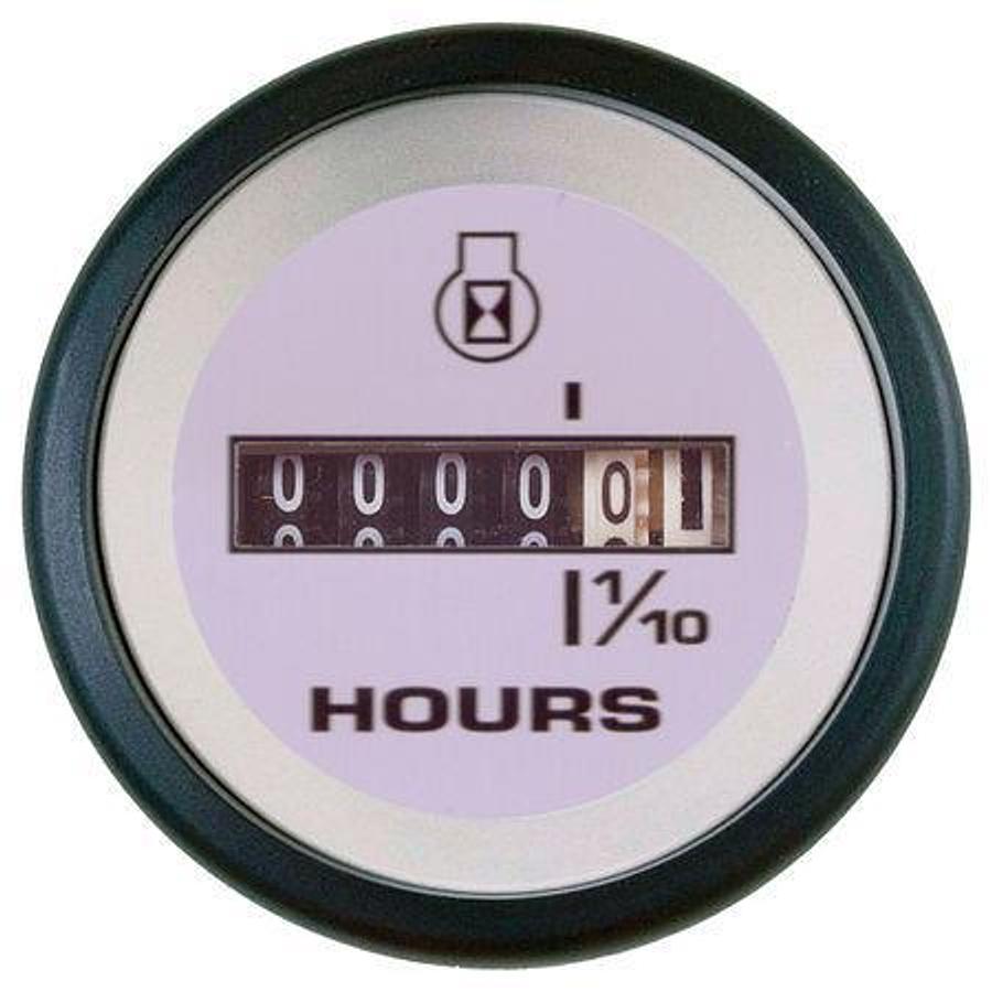 Driftwood 2in. Hour Meter - 10,000 Hrs