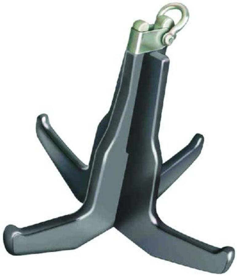 Collapsible Wave Stake Anchor with Nylon Bag for PWC, Kayak, Canoe, and Lightweight Boats to 12ft.