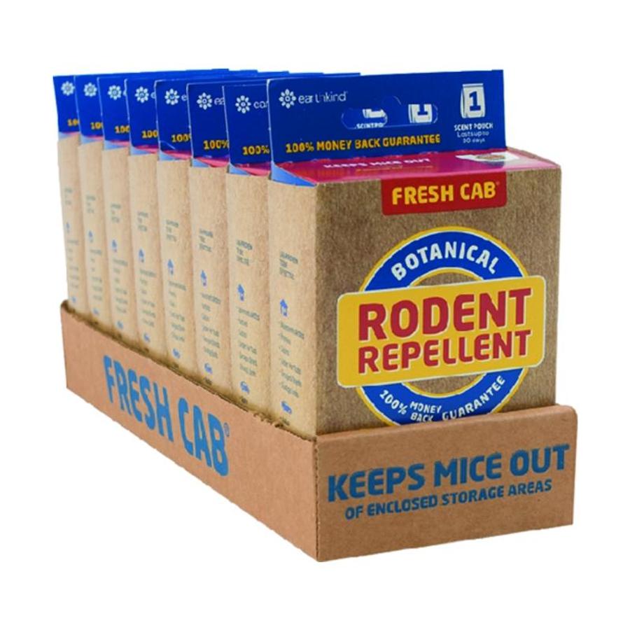 Fresh Cab Rodent Repellent Counter Display Box - 8 Pack