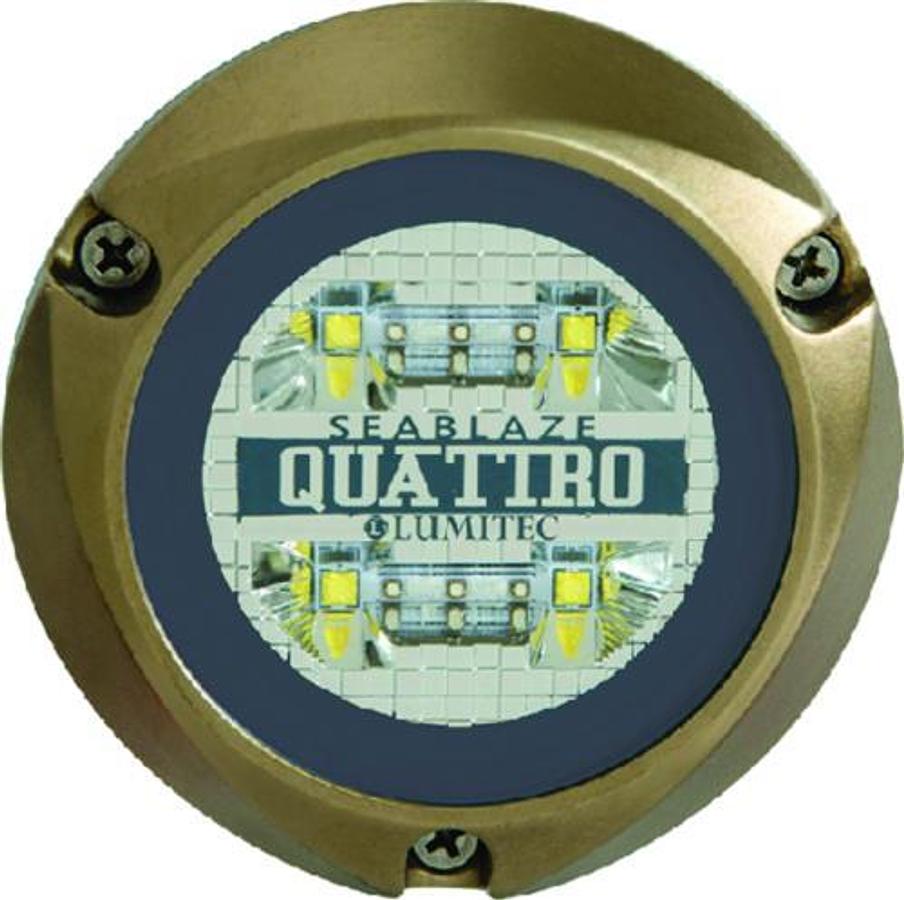 Seablaze Quattro Underwater Light - 3.85in. Dia. - Spectrum Full-Color RGBW