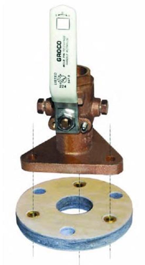 Seacock Backing Block for 2in. & 2-1/2in. Seacocks