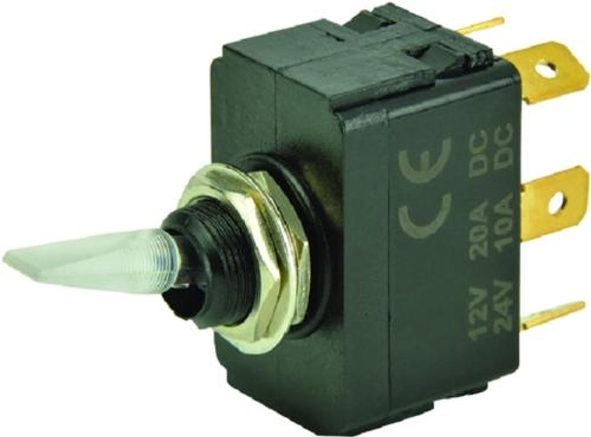 Illuminated SPDT Toogle Switch