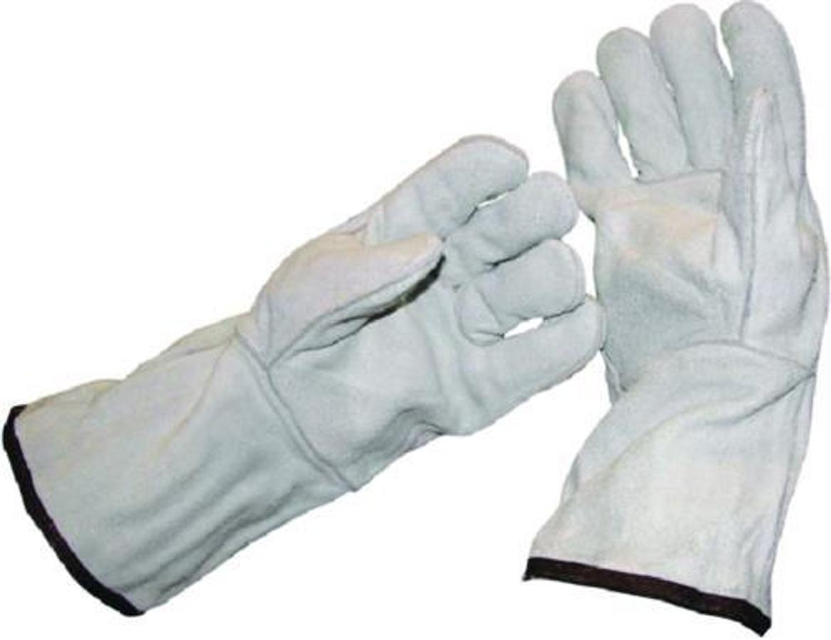 Long Cuff Leather Safety Gloves