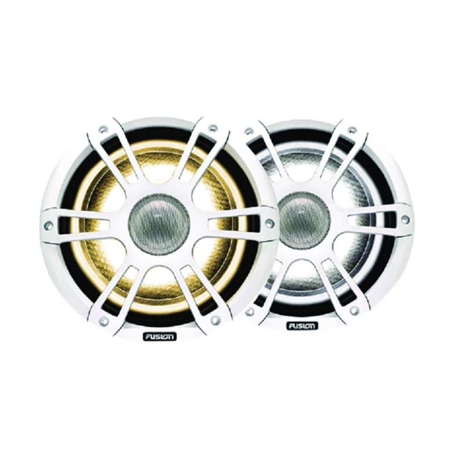 Coaxial Signature Series 3 Sports Marine Speakers with LED Lights - White