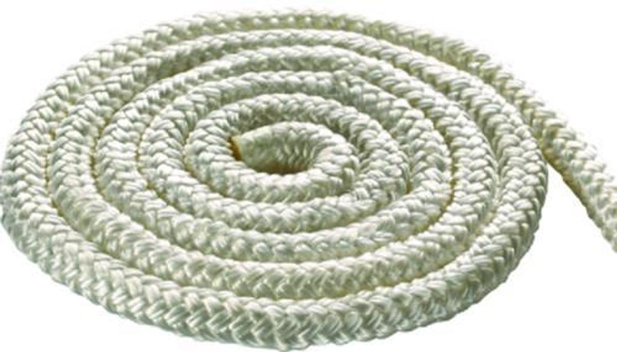 Premium Double Braided Nylon Dock Line - 3/8in. x 25ft. - White