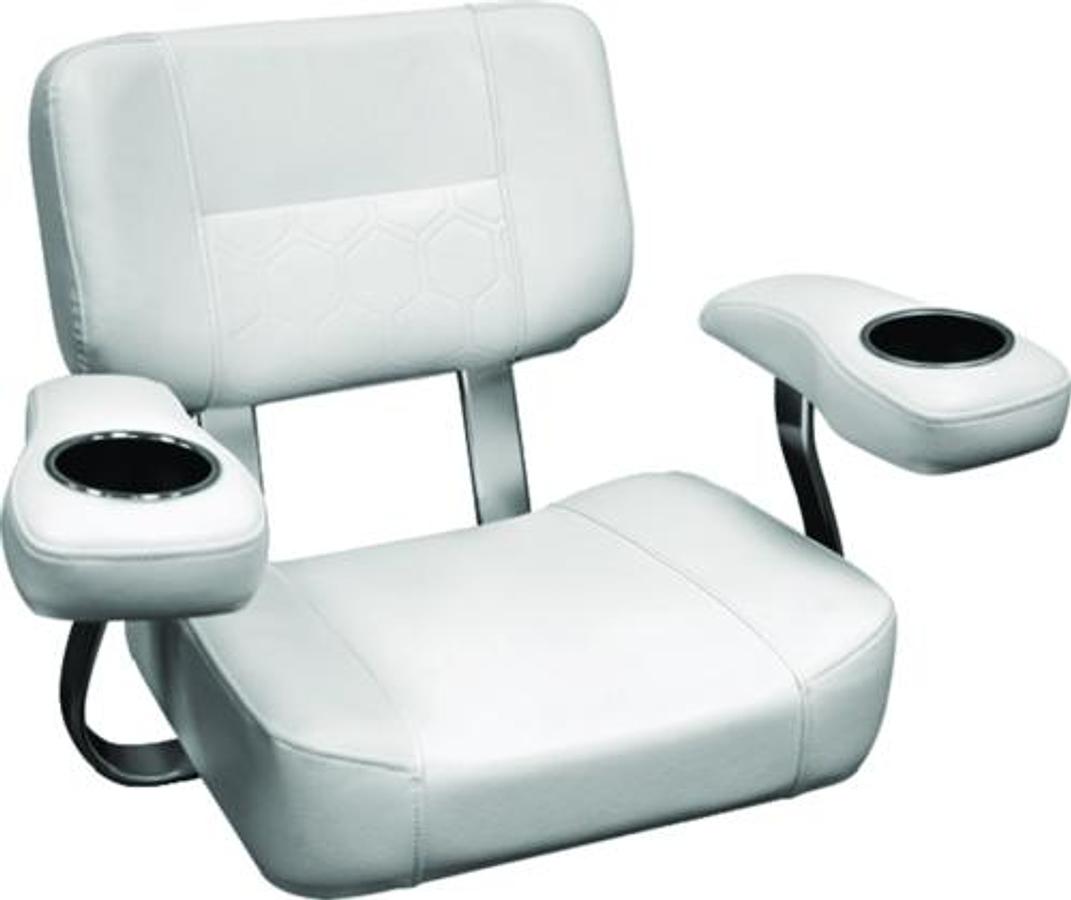Pro Series Offshore Helm Chair - Arctic Ice White
