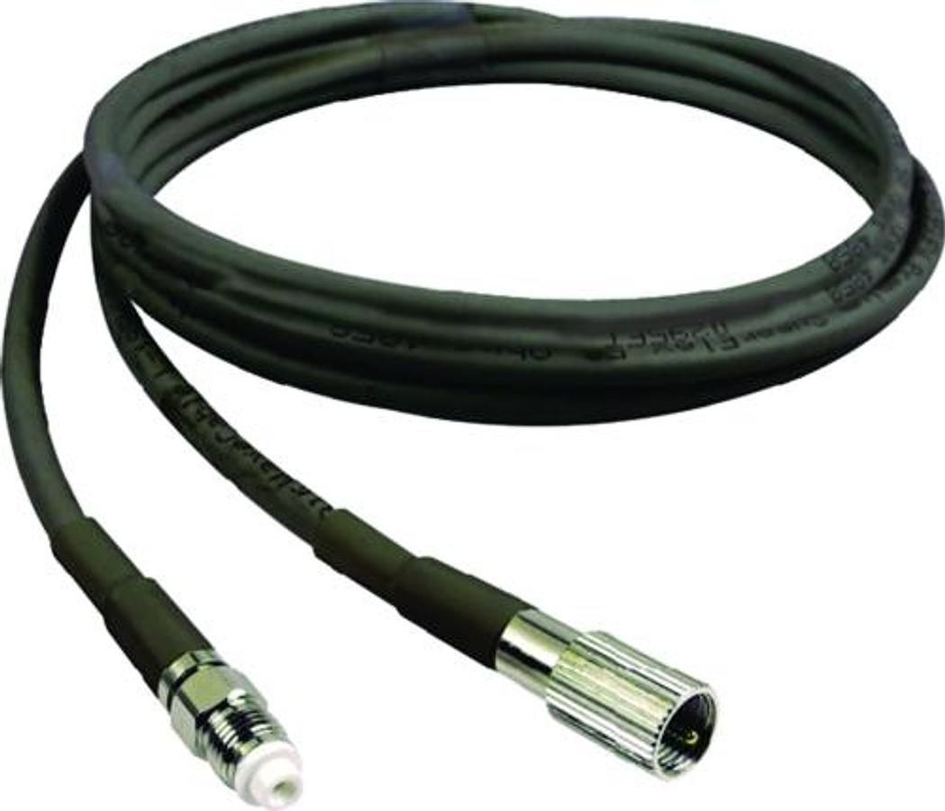 Coax Cable with Adapter - Black - 5ft.