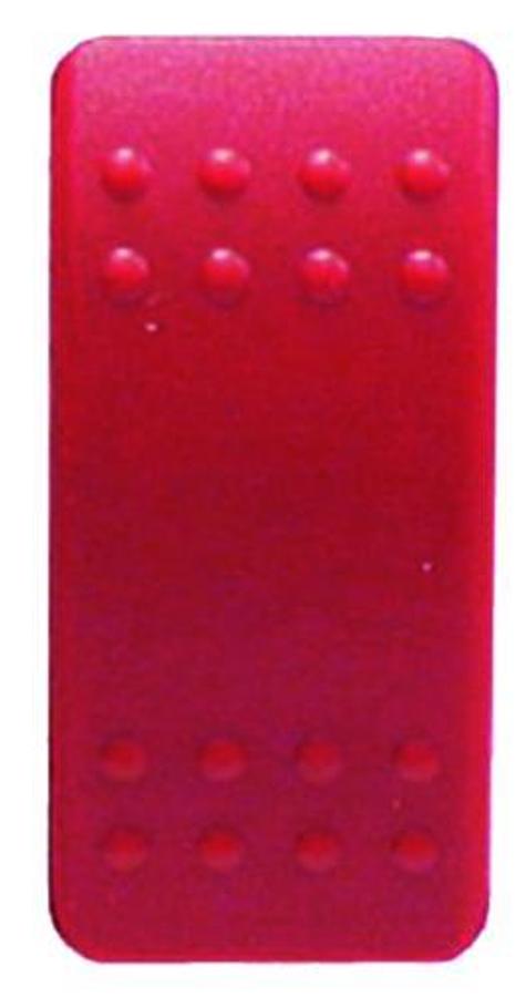 Weather Resistant Off/(On) Rocker Switch - Red  - SPST