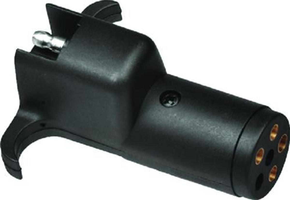 6-Pole Round To 4-Pole Flat Connector Adapter