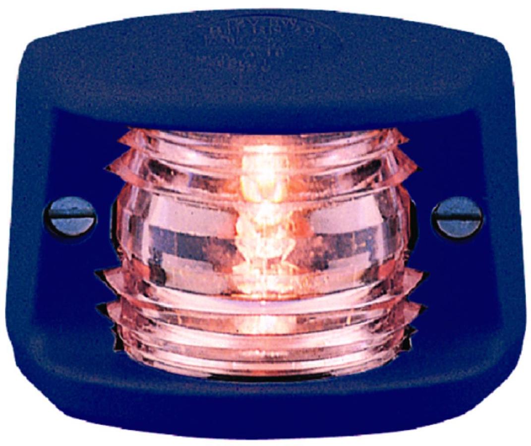 Series 20 Powerboat Navigation Stern Light - Transom Mount - Black Housing - White Lens