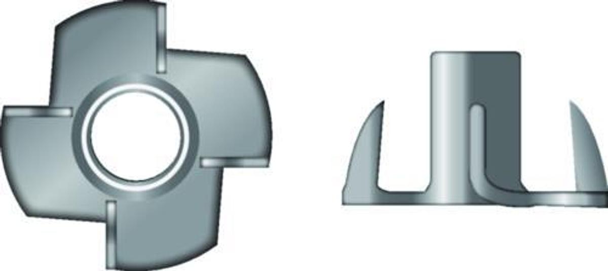 5/16-18 Tee Nut Ss 10/Bg