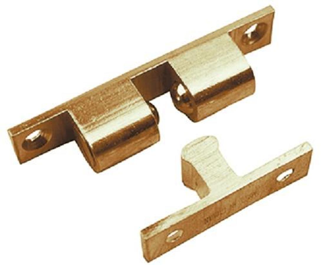 Brass Stud Catch - 1 15/16in. x 7/16in.