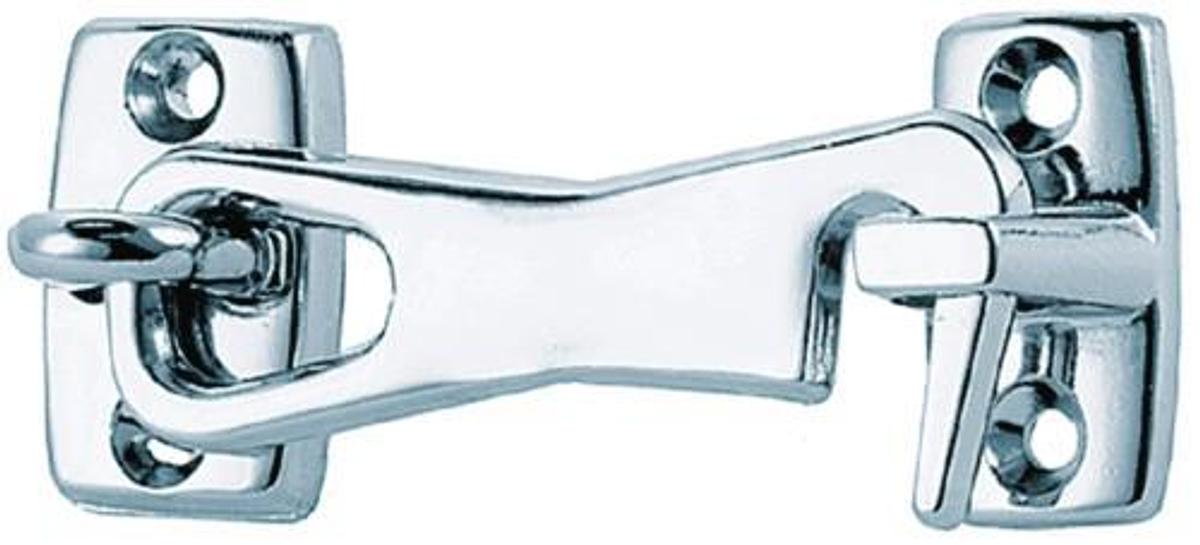 Chrome Plated Zinc Cabin Door Hook - 2in.