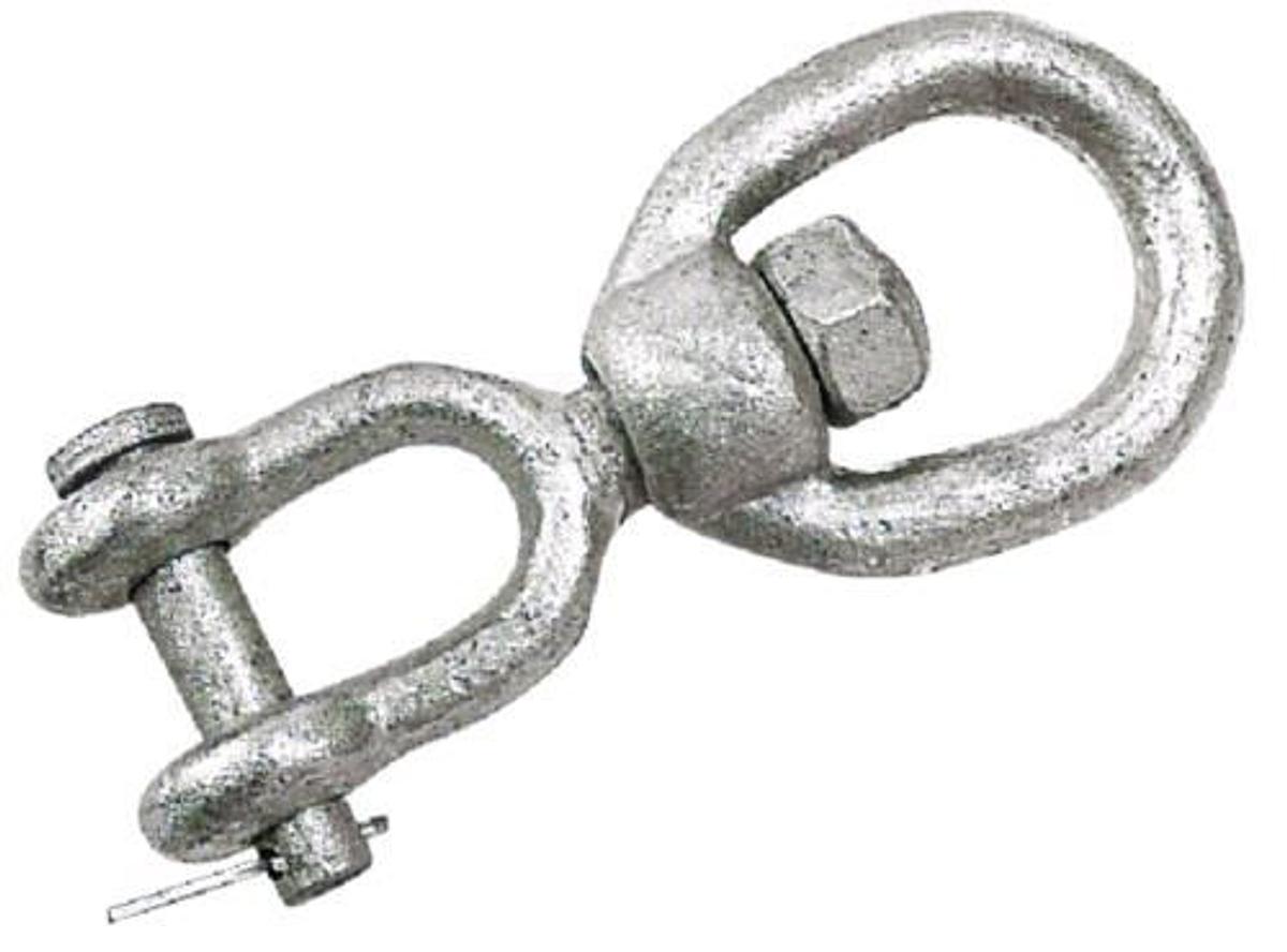 Galvanized Jaw & Eye Swivel - 5/16in.