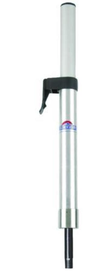 KingPin Manual Adjustable Threaded Pedestal - 22in. to 31in. - Satin Finish