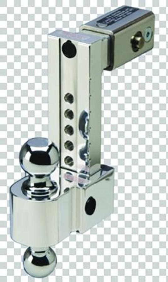 2.5In. Shank Adjustable Locking Ball Mount - 8in. Drop