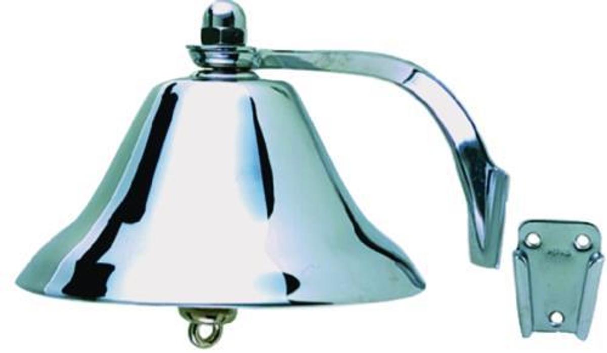 Fog Bell - 8in. - Chrome Plated Brass
