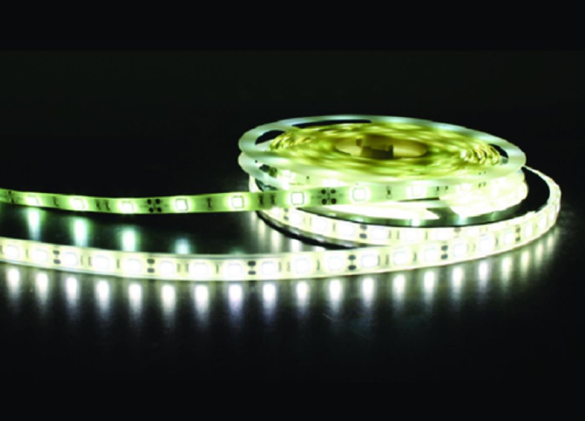 LED Flex Strip Lighting - 30 LEDs/Meter - 16ft. L x 10mm W - Warm White