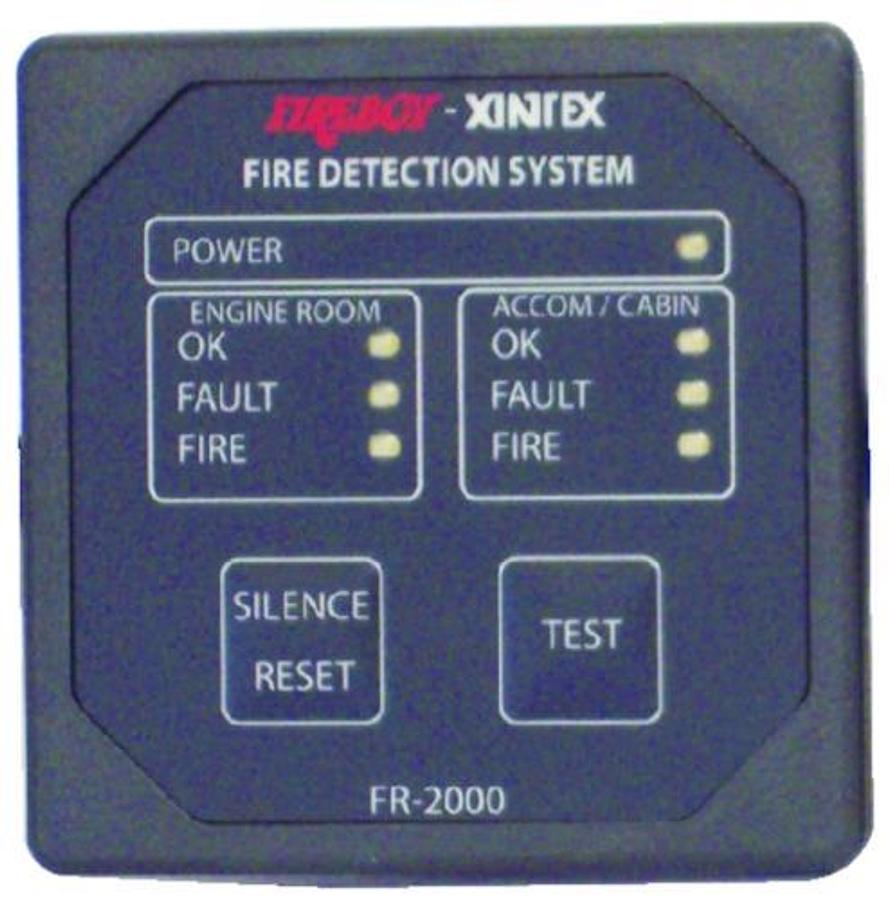 Fire Detection Monitor  - 2 Zone System