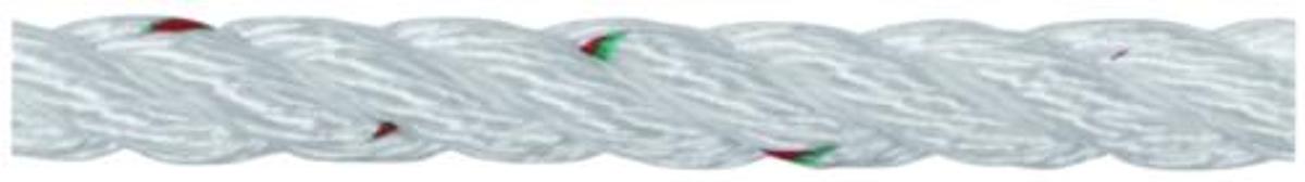 Pro-Set-3 Twisted Nylon Rope - 1/4in. X 600ft. - White