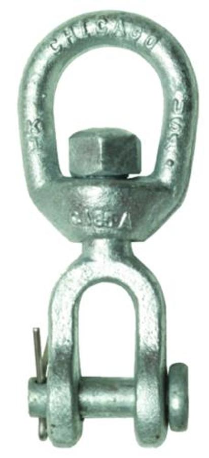 Galvanized Jaw and Eye Swivel - 1/4in.