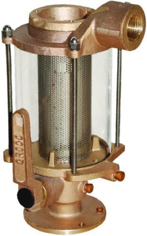 Strainer/Seacock Combination - 3/4in. NPT