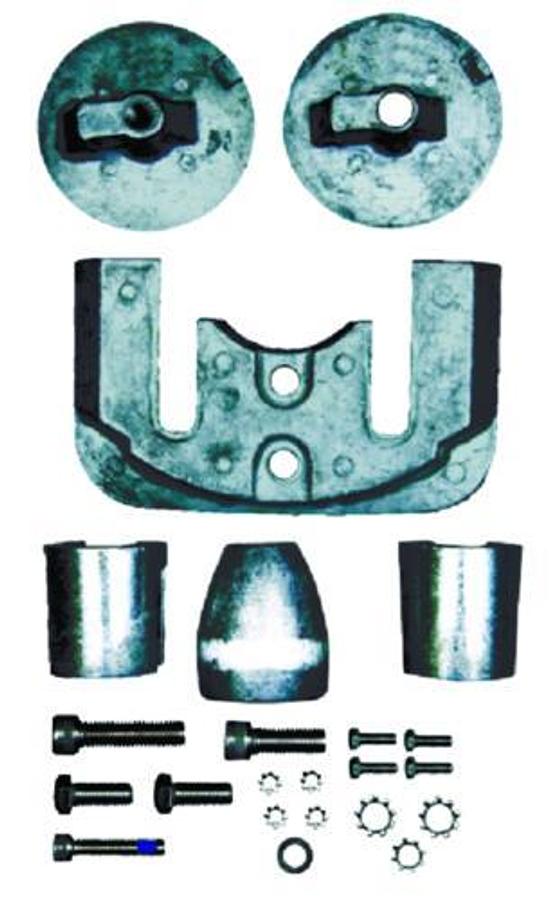 Mercruiser Bravo III Anode Kit - Magnesium - Fits  2004 & newer