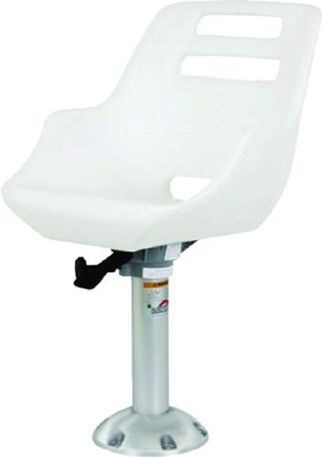 Admiral Fixed Height Chair Package - White